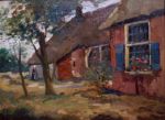 Verkocht.Weegewijs.Hendrik Weegewijs 1875-1964. Boerderij.